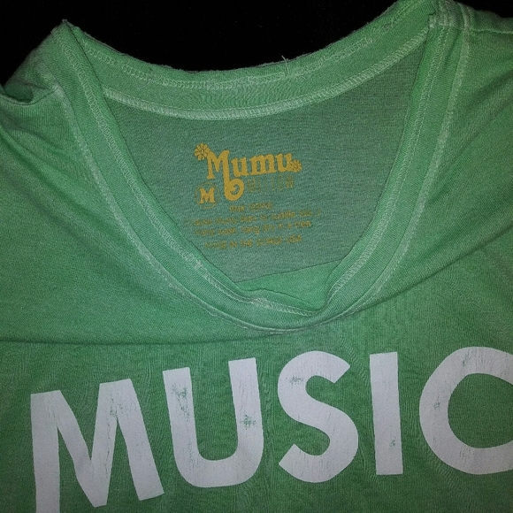 Show Me Your MuMu Distressed Knotted Tank MUSIC MARGS MUMU Size Medium - Picture 5 of 9